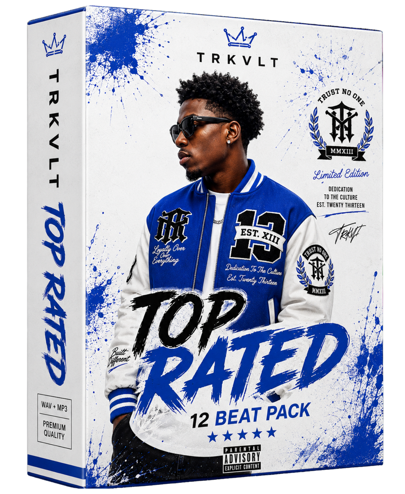 TOP RATED trap beat pack — 12 premium trap beats by TRKVLT, instant download