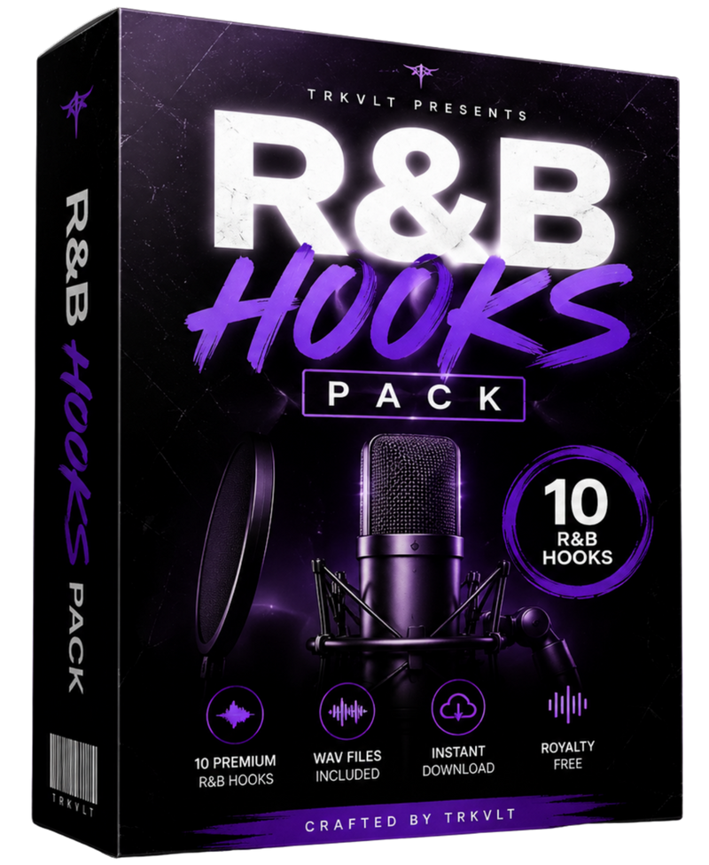 R&B Hooks Vol 1 — done-for-you R&B vocal hooks by TRKVLT, instant download